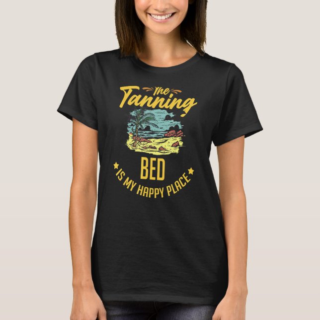 Bräunungsbecken Tan Spray Salon Quotes Indoor Sun  T-Shirt (Vorderseite)