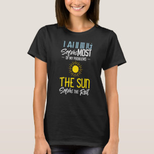 Bräunungsbecken Tan Spray Salon Quotes Indoor Sun T-Shirt