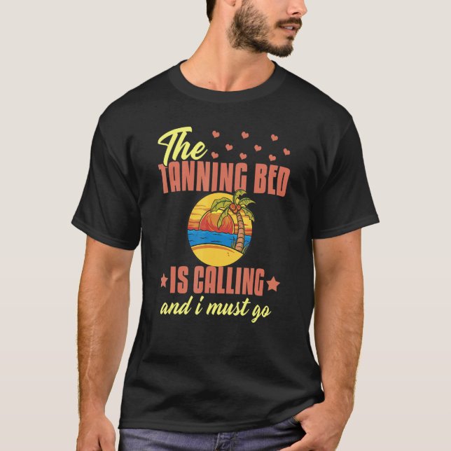 Bräunungsbecken Tan Spray Salon Quotes Indoor Sun  T-Shirt (Vorderseite)