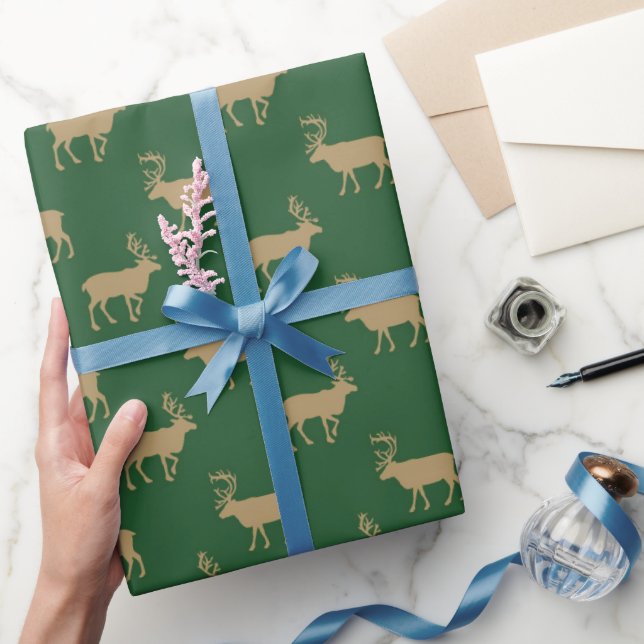 Bräunungspapier für Elche aus Grünland Geschenkpapier (Schenken)