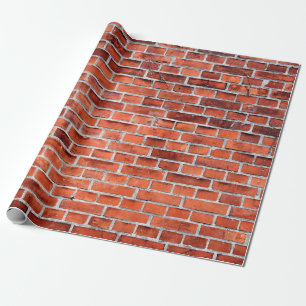 Braunziegelmauer Geschenkpapier