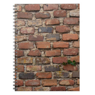 Braunziegelmauer Notizblock