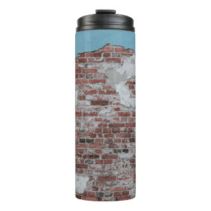 Braunziegelmauer Thermosbecher