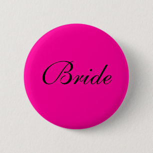 Braut-Abzeichen Button