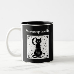 Braut Ärger Schwarze Katze Halloween Kaffeetasse