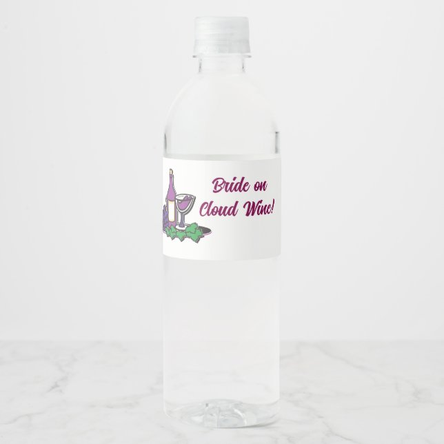 Braut auf Cloud Wine! (Vorderseite)