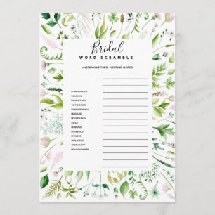 Braut-Babyduschenspiel Einladung