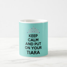 Braut Behalte auf Ihr Tiara Brautparty Party Kaffeetasse