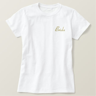 Braut - besticktes Polo-Shirt T-Shirt