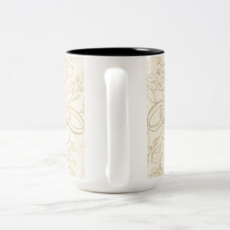 Braut Bräutigam Geschenk | Aquarell Salbei Grün Bo Zweifarbige Tasse