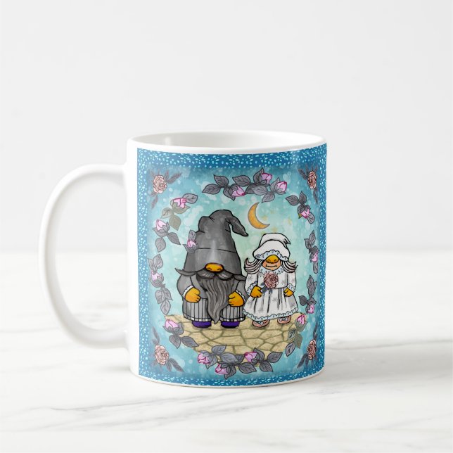 Braut & Bräutigam Gnom  Kaffeetasse (Links)