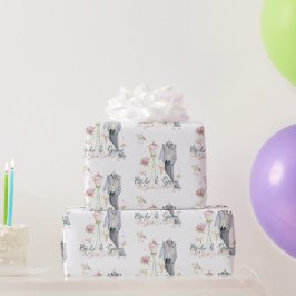 Braut & Bräutigam Hochzeitskleid Geschenkpapier