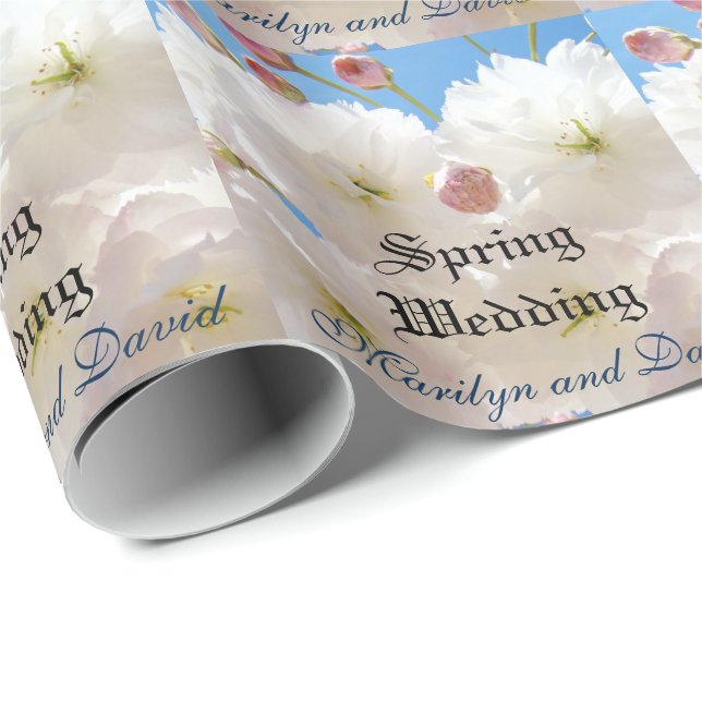 Braut-Bräutigam nennt Packpapier (Rolleneckpunkt)