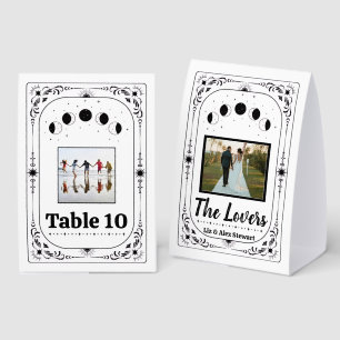 Braut Bräutigam Tarot Hallowedding Liebende Benutz Tischaufsteller
