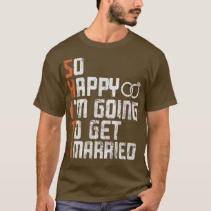 Braut Bräutigam Verheiratet Junggeselle Junggesell T-Shirt