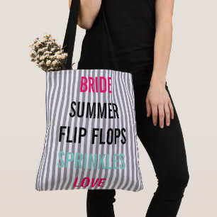 Braut & Brautjungfern Sommer Bridal Sprinkle Party Tasche