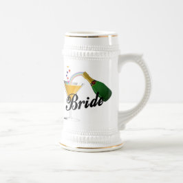 Braut-Champagne-Toast Bierglas