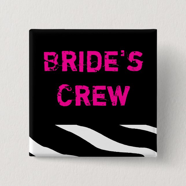 Braut-Crew Button (Vorderseite)