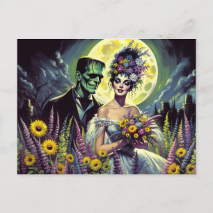 Braut Danke Postkarte