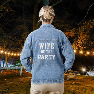 Braut der Partybraut Jeansjacke