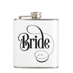 Braut (Design 2) Flasche Flachmann
