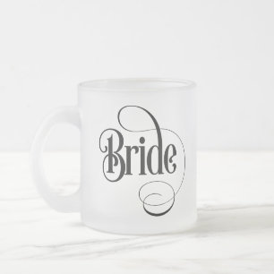 Braut (Design 2) Mattglas Kaffeetasse