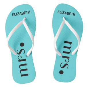 Braut-Empfang personalisiert Flip Flops