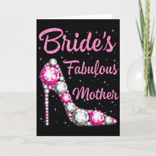 Braut fantastische Mutter glückliche Hochzeit heir Karte