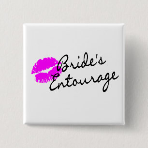 Braut-Gefolge (Kuss) Button