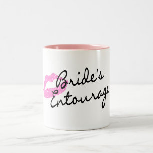 Braut-Gefolge-Lippen Zweifarbige Tasse