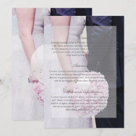 Braut & Groom Hochzeit Einladung