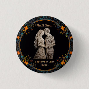 Braut & Groom Royal Classic Button
