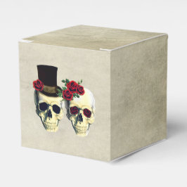 Braut & Groom Skull Wedding Party Gefallen Geschenkschachtel