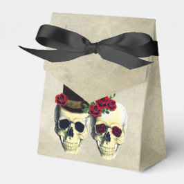 Braut & Groom Skull Wedding Party Gefallen Geschenkschachtel
