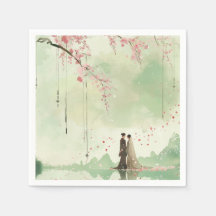 Braut & Grün Thema Hochzeit