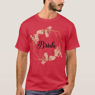 Braut Henne Party Blumenkranz Team Braut Hochzeit  T-Shirt