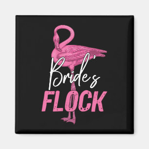 Braut Herde, Flamingo Brautjungfer Hochzeitsgesell Magnet