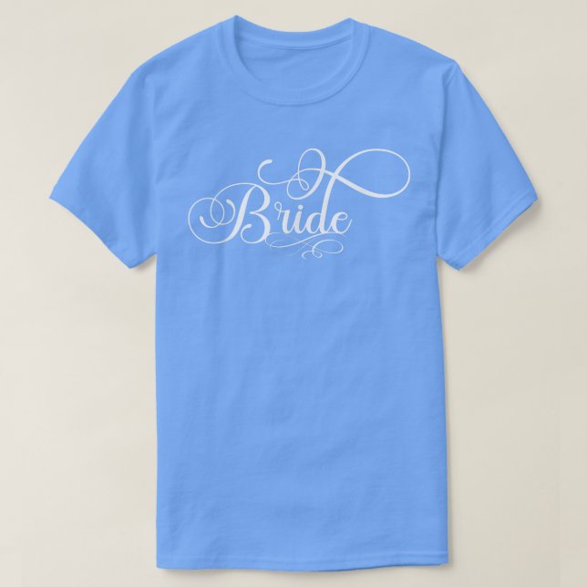 Braut (Hochzeitsfeier) T-Shirt (Design vorne)