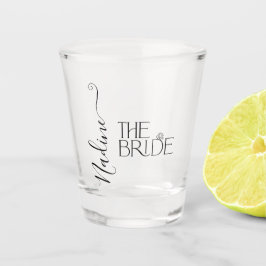Braut I Crew Individuelle Name Hochzeitsring Schnapsglas