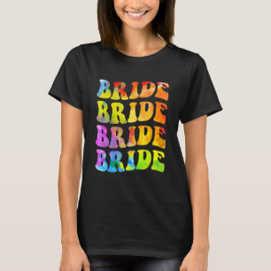 Braut Ich Tu Crew Tie Dye Junggesellinnenabschied  T-Shirt