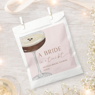 Braut In Einem Tini Bit Espresso Martini Junggesel Geschenktütchen
