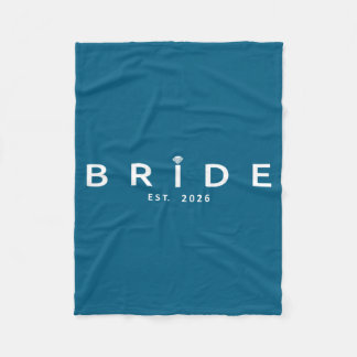 Braut ist 2026 Hochzeit Brautparty Junggesellinnen Fleecedecke