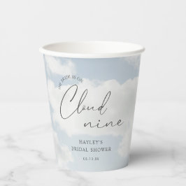 Braut ist auf Cloud Nine Brautparty Pappbecher
