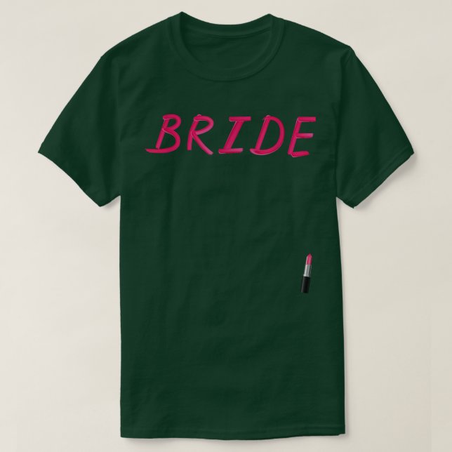 Braut, Junggeselinnen-Abschied, Brautjungfrau, Veg T-Shirt (Design vorne)