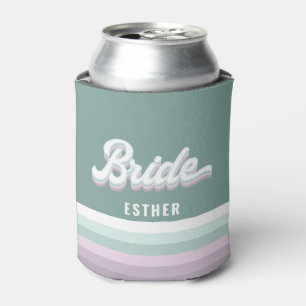 Braut Junggesellinnenabschied Hochzeit funky Retro Dosenkühler