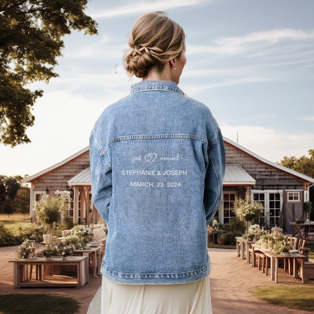 Braut Jungvermählte Jeansjacke (Von Creator hochgeladen)