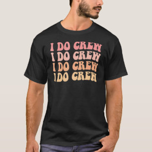 Braut Kinder Ich Heirate Crew Retro Junggesellinne T-Shirt