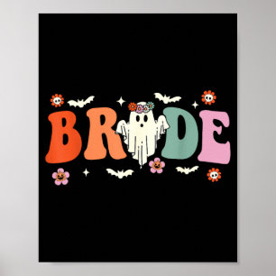 Braut Lass uns Ghouls Geist Halloween Soky Poster
