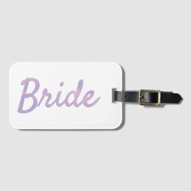 Braut: Matching Dream Clouds Lover Gepäckanhänger (Vorderseite (Horizontal))