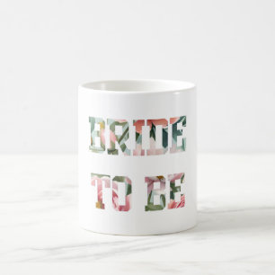 Braut mit Blumenprint "Future Braut" Kaffeetasse